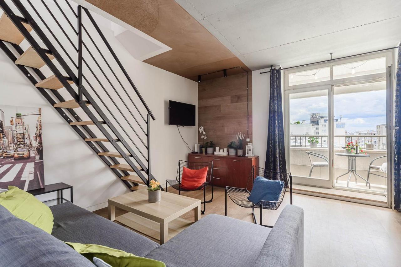 Stylish Apartment In The City Center Of วอร์ซอ ภายนอก รูปภาพ