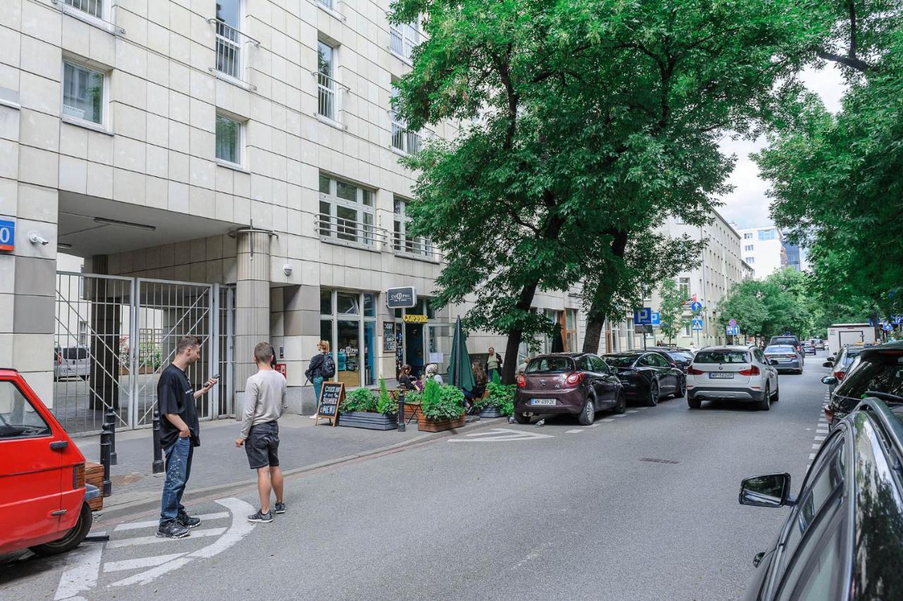 Stylish Apartment In The City Center Of วอร์ซอ ภายนอก รูปภาพ
